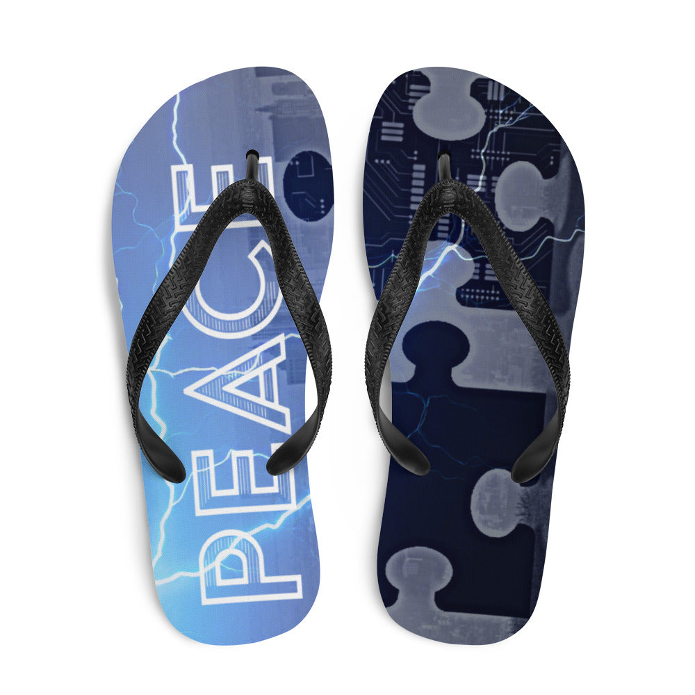 Beach Peace Flip-Flops